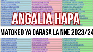 TAZAMA HAPA MATOKEO YOTE YA DARASA LA NNE 202324 • SFNA RESULT 2023 [upl. by Salahi]