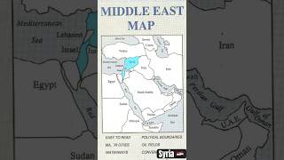 Israel vs Syria map palestine syria israel shorts geography [upl. by Einnek]