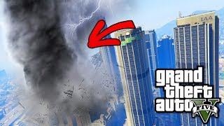 UNE TORNADE DÉTRUIT LOS SANTOS GTA 5 [upl. by Seek]