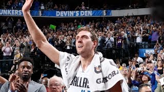 Dirk Nowitzki Scores 25 and Passes 30000 Career Points  030717 [upl. by Anileme330]