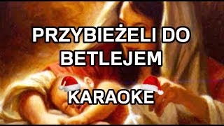 Kolędy  Przybieżeli do Betlejem NIŻSZA TONACJA  Karaoke [upl. by Eilliw]