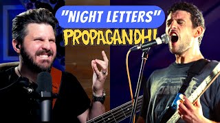 Back to PROPAGANDHI Bass Teacher REACTS to quotNight Lettersquot [upl. by Anitserp]