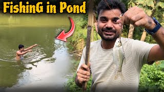 Fishing in pond of Khowai Tripura with friend [upl. by Adekram]