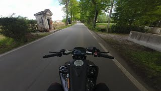 YAMAHA MT07 2023  PURESOUND  ROADSITALIA EXHAUST 4K60FPS [upl. by Rasec85]