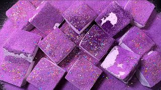 purple 💜 blocks toping satisfying crASMRgymchalkIndonesia read discription [upl. by Kaenel]