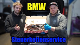 BMW Steuerkettenservice l N43 l 1er l 3er l ein muss bei diesen Motoren l Kettenprobleme l kjmobil [upl. by Yrekaz354]