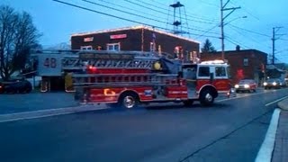 Port Ewen Ny Fire Dept E4820 L4811 R4824 [upl. by Lancaster]