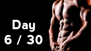 30 Days Six Pack Abs Workout Program Day 630 [upl. by Ainnek573]