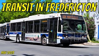 Transit in Fredericton May 2023 [upl. by Yrffej]