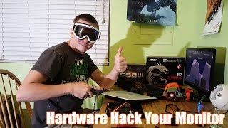 How to use your egpu with your laptops internal display Hardware Hack DIY Tutorial [upl. by Meelas791]