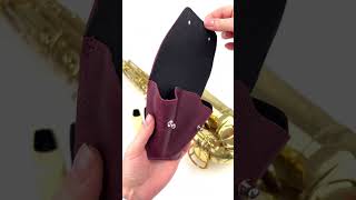 Saxophone Leather Mouthpiece for 13 Holder [upl. by Mitchel]