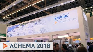 KROHNE at ACHEMA 2018 [upl. by Ballou]