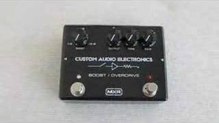 MXR Boost amp Overdrive Demo [upl. by Yoj]