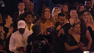 Watch JOHN LEGEND CHRISSY TEIGEN JON BATISTE amp Audience Reactions At The 2024 GRAMMYs [upl. by Alyam260]