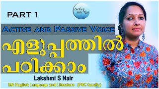 ACTIVE AND PASSIVE VOICE PART 1  PSC ENGLISH  LDC ENGLISH [upl. by Ilah]