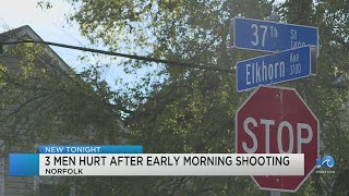 Three men wounded in Norfolk shooting [upl. by Fried]