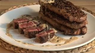 How To Cook Steak Au Poivre [upl. by Hestia]