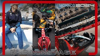 Backstage in Monaco  Practice Day at MonacoGP 2024 [upl. by Anthiathia]