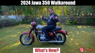 2024 Jawa 350 Walkaround Video  Whats Changed [upl. by Neidhardt]