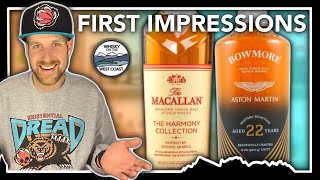 I Tried The New Macallan Harmony Intense Arabica and Bowmore Aston Martin 22 Year Old Scotch Whisky [upl. by Lleddaw103]