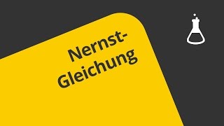 Die Nernstsche Gleichung  Chemie  Physikalische Chemie [upl. by Aryek806]