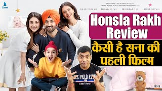 Honsla Rakh Movie Review Shehnaz Gill Diljit Singh Sonam Bajwa Shinde Grewal [upl. by Drogin]