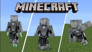 Iron Man ADDON 2024  Minecraft Bedrock 12131 Minecraft [upl. by Bunow]