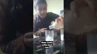 day9 water bottle coffee hack test shreya shorts coffee  trending viralshorts youtube [upl. by Diamond869]