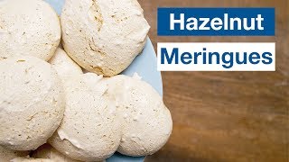 🔵 How To Make Hazelnut Meringues Cookies Recipe [upl. by Rahman]