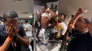 Les Camerounais célèbrent leur qualification Samuel Etoo en larmes FECAFOOT  MOHDIA [upl. by Artenal]