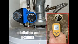 Watts Hot Water recirculating pump install [upl. by Noteek]