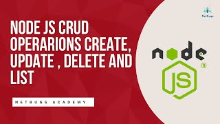 Node JS Crud Operation  Create  Edit Delete and List [upl. by Bora]