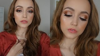 Too Faced Sweet Peach Palette  Makeup Tutorial [upl. by Fabiano]