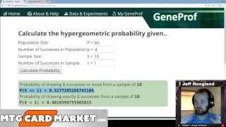 Hypergeometric Distribution and TCG Deckbuilding [upl. by Martie749]