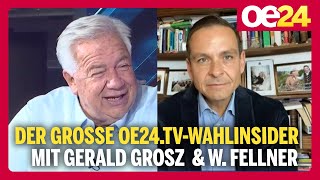 Der große oe24TVWahlinsider mit geraldgrosz amp Wolfgang Fellner [upl. by Refotsirhc]