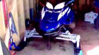 Nice sound from a Yamaha Rx1 Snowmobile [upl. by Nyliac742]