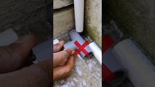 I found a method to connect a 3 pipe branch in a narrow wall corner [upl. by Aeret]