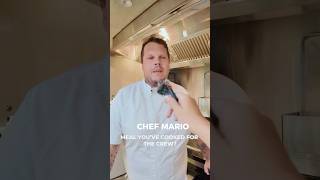 Chef Mario tries to guess what the most liked dish hes cooked for the crew is [upl. by Ellac]