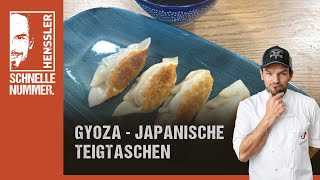 Schnelles Gyoza – Japanische Teigtaschen Rezept von Steffen Henssler [upl. by Lynsey]