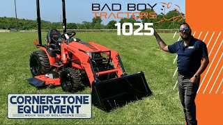 Bad Boy 1025 Tractor w Loader and 60quot Mowing Deck [upl. by Kalagher]