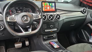 Mercedes BClass W246  Wireless Apple CarPlay Android Auto Screen Mirroring Interface on to OEM [upl. by Pugh]