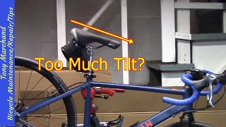 How to Set Bicycle Saddle Tilt [upl. by Fuld]