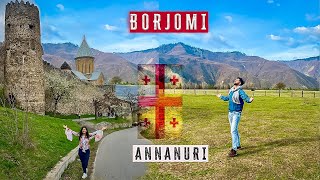 Borjomi Georgia Tour  Ananuri Gudauri Kazbegi tour  borjomi park georgia [upl. by Fionna]