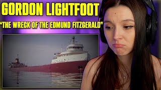 Gordon Lightfoot  The Wreck of the Edmund Fitzgerald  FIRST TIME REACTION [upl. by Loresz]