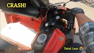 Bike Crash Ho gyi yarr🥺 torqboey trending trendingvideo action viral torque r15 [upl. by Uhayile830]