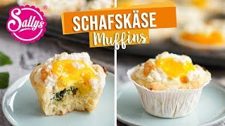 Herzhafte Muffins mit Schafskäse  GAZi Schafskäsemuffins  Sallys Welt [upl. by Latin731]