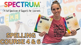 Spectrum Spelling Course 4 amp 6 Workbook Look Inside [upl. by Brawner]