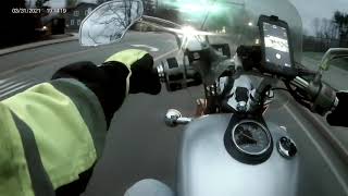 Motorcycle VLog 3312021 Review apeman A77 action cam clip mount to Jacket [upl. by Senior256]