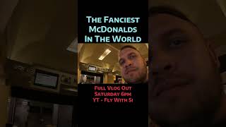 I went to the fanciest McDonalds in the world mcdonalds foodreview mcdonaldsrome rome italy [upl. by Dori]