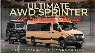 VAN TOUR  STRADALE CLASSICS AWD SPRINTER  Ultimate 350000 Euro Campervan Conversion [upl. by Errised871]